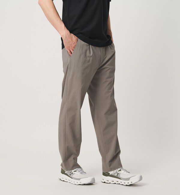 BEAUTY&YOUTH UNITED ARROWS「【WEB限定 WARDROBE SMART】サマーファンクション 1P ワイド スラックス【吸水速乾】」|チノ|