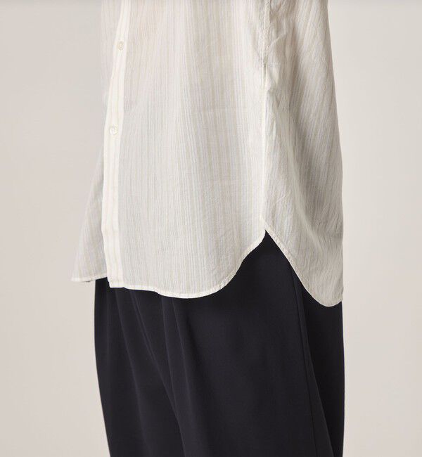 STEVEN ALAN「＜Steven Alan＞ AKIHA ストライプ レギュラーカラー シャツ LOOSE」|シャツ・ブラウス|