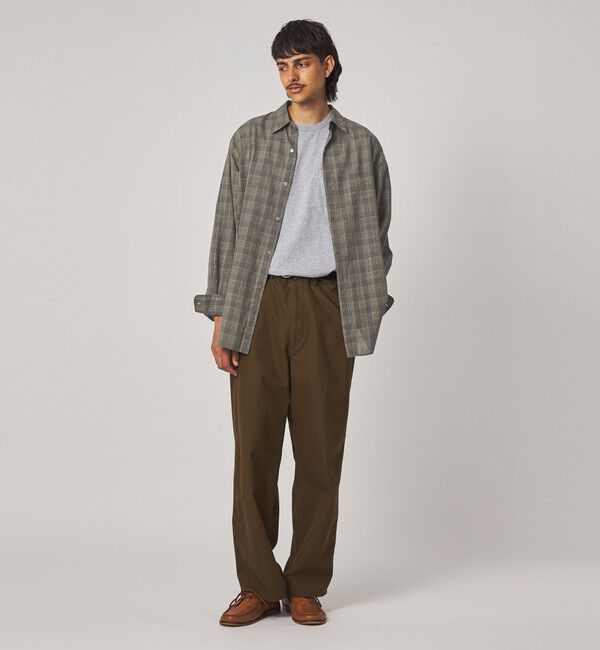 STEVEN ALAN「＜Steven Alan＞ スラブ チェック レギュラーカラー シャツ LOOSE」|シャツ・ブラウス|