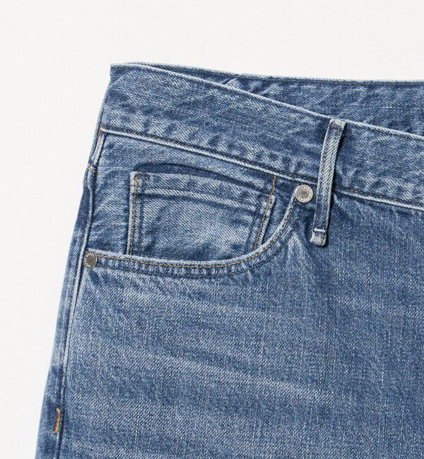 BEAUTY&YOUTH UNITED ARROWS「＜upper hights＞THE NIECE MID RISE デニムパンツ/コバルト」|デニム|