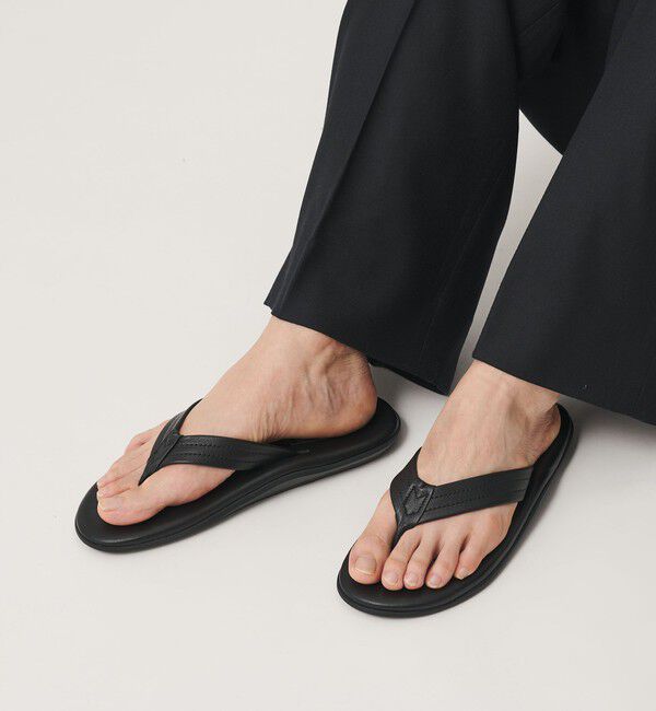 BEAUTY&YOUTH UNITED ARROWS「＜ISLAND SLIPPER＞レザー トング サンダル」|サンダル|