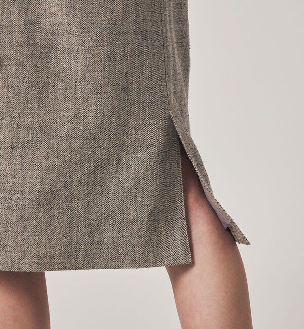 STEVEN ALAN「＜Steven Alan＞ヘリンボーン ツイード ライク ペンシルスカート」|スカート|