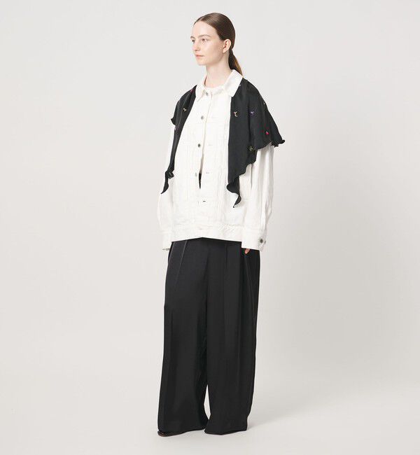 AEWEN MATOPH「＜AEWEN MATOPH＞サテンインタックパンツ ‐ ウォッシャブル - 」|その他|