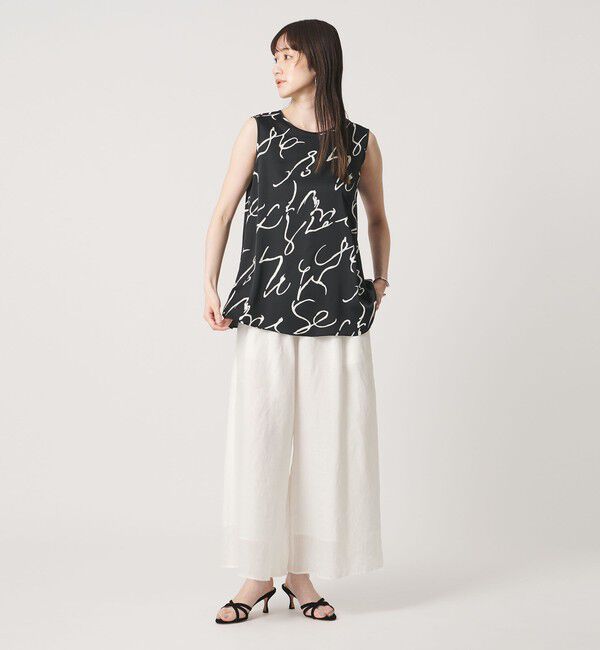 UNITED ARROWS「ギャザー フレアパンツ  ‐ウォッシャブル‐」|その他|