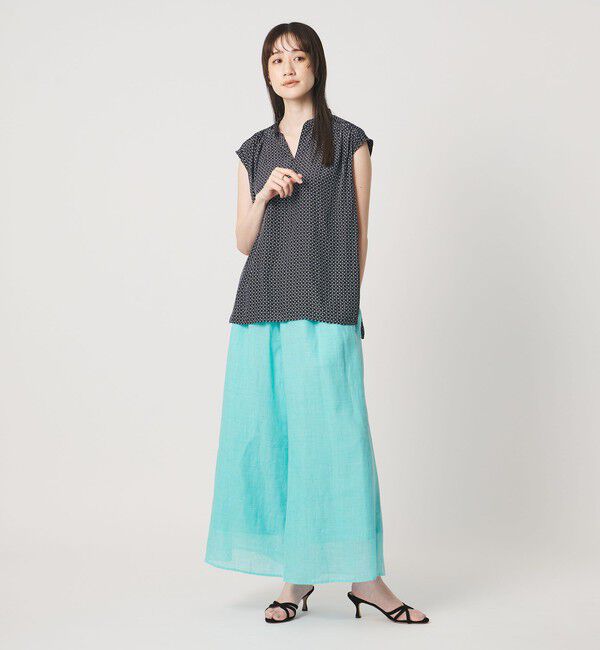 UNITED ARROWS「ギャザー フレアパンツ  ‐ウォッシャブル‐」|その他|