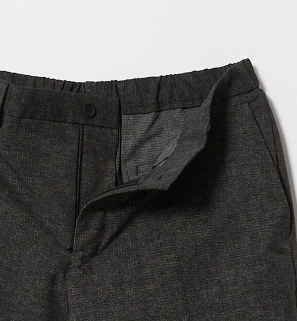 UNITED ARROWS「COOL DOTS プリント ノープリーツ テーパード パンツ UA COZY ウォッシャブル 2WAYストレッチ」|スラックス|