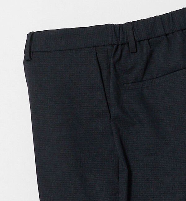 UNITED ARROWS「COOL DOTS プリント ノープリーツ テーパード パンツ UA COZY ウォッシャブル 2WAYストレッチ」|スラックス|
