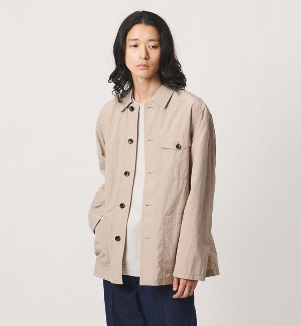 UNITED ARROWS「シルキーポプリン カバーオール」|その他|BEIGE