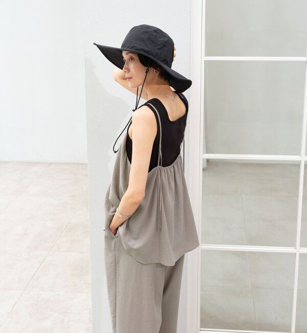 UNITED ARROWS green label relaxing「＜スタイリスト 兵藤千尋さんコラボ・NEW ERA＞ブリムハット UVカット 撥水」|ハット|