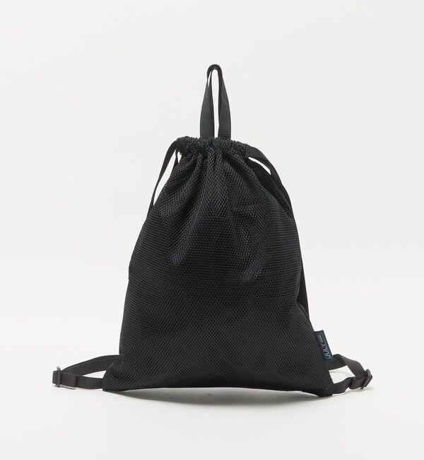 UNITED ARROWS green label relaxing「【別注】＜JULY NINE＞メッシュ ナップサック リュック バッグ」|リュック|BLACK