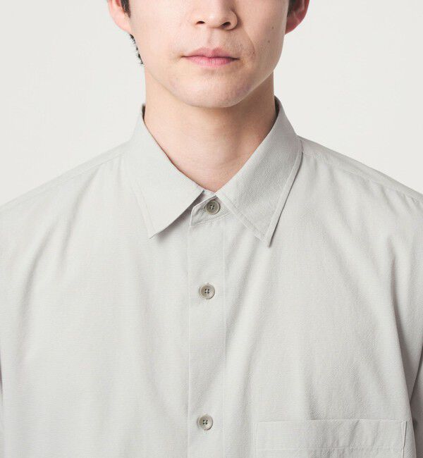 UNITED ARROWS green label relaxing「Dot Air ボックス レギュラーカラー 半袖 シャツ -ストレッチ-」|シャツ・ブラウス|