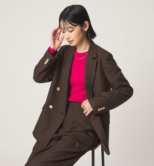 UNITED ARROWS green label relaxing「［size SHORT/TALLあり］Greed グリード ダブル ジャケット ウォッシャブル」|テーラードジャケット|その他1