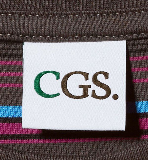 California General Store「＜CGS.＞マルチ ボーダー クルー ネック Tシャツ」|Tシャツ・カットソー|