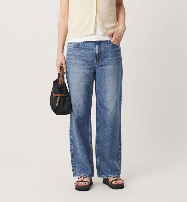 BEAUTY&YOUTH UNITED ARROWS「＜upper hights＞THE NIECE MID RISE デニムパンツ/コバルト」|デニム|