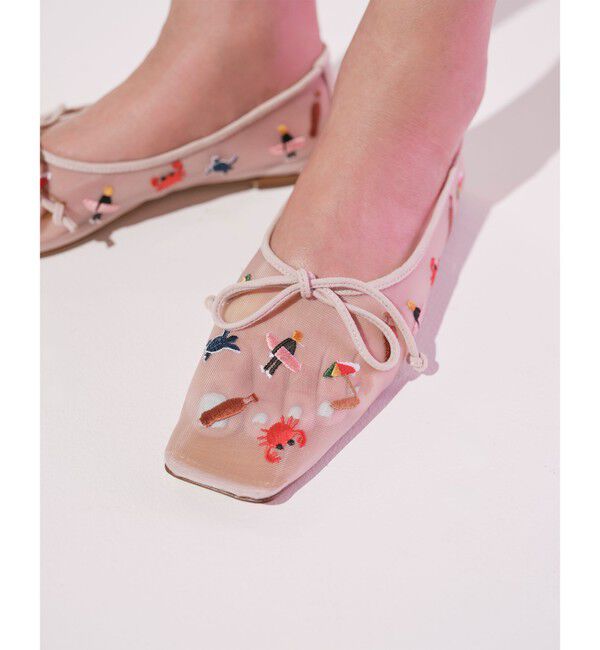 UNITED ARROWS「＜PIPPICHIC＞AMBER BLT SUMMER フラットシューズ」|バレエシューズ|