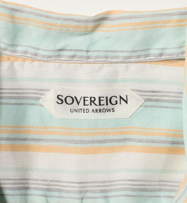 UNITED ARROWS「＜SOVEREIGN＞マルチストライプ スキッパーシャツ」|シャツ・ブラウス|