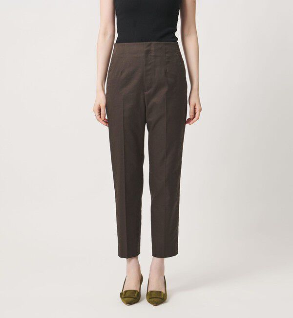 UNITED ARROWS「シャイニー スリム パンツ ‐ストレッチ ウォッシャブル‐」|スラックス|