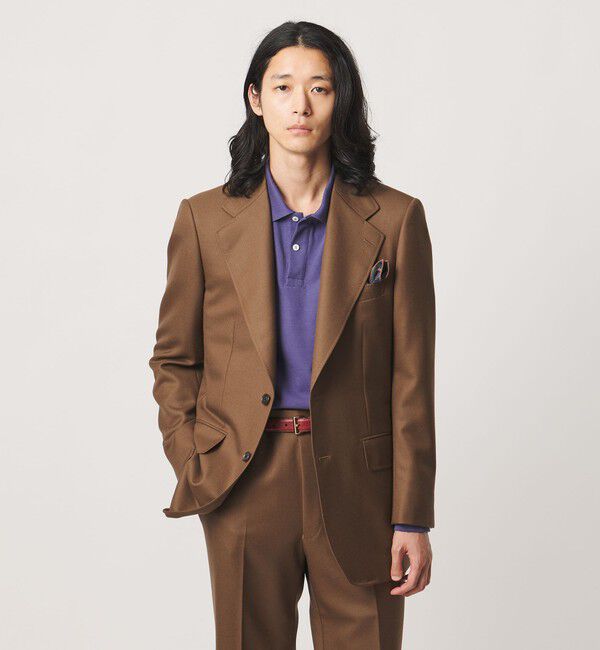 UNITED ARROWS「ギャバジン シングル 2ボタン テーラードジャケット ヨコストレッチ」|テーラードジャケット|
