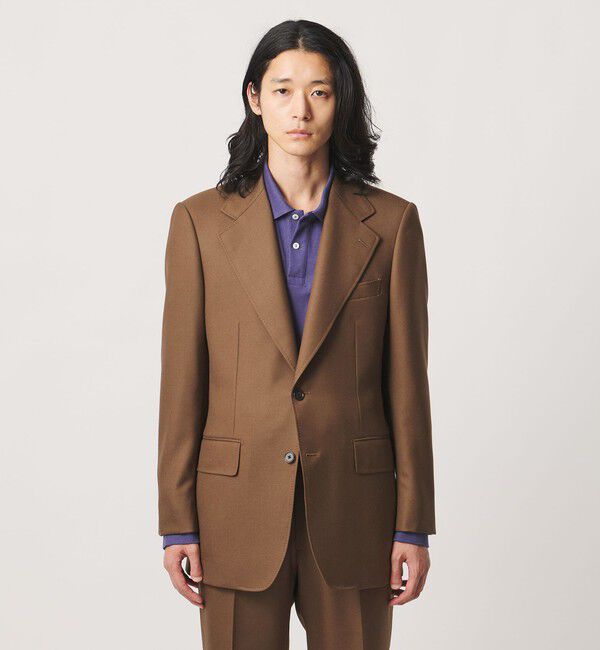 UNITED ARROWS「ギャバジン シングル 2ボタン テーラードジャケット ヨコストレッチ」|テーラードジャケット|