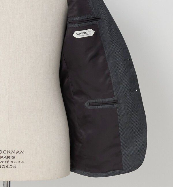 UNITED ARROWS「＜SOVEREIGN＞ グレンプレイド シングル 3ボタン スーツ REGULAR MODEL」|スーツ|