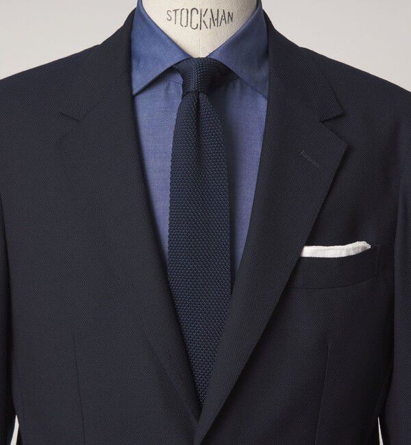 UNITED ARROWS green label relaxing「GLR ポリエステル ウォッシャブル ニット ソリッド ネクタイ ニットタイ」|ネクタイ・蝶ネクタイ|NAVY