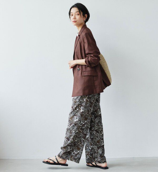 UNITED ARROWS green label relaxing「［size SHORTあり］ライト リネンライク ジャケット UVカット 通気性」|テーラードジャケット|