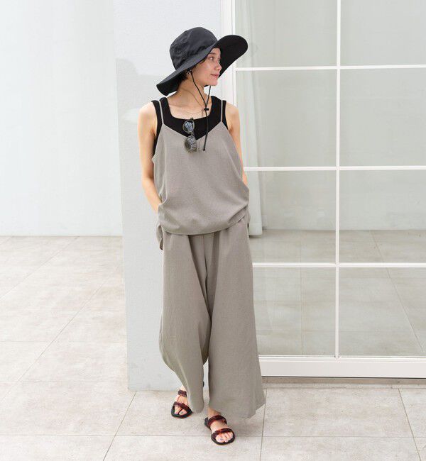 UNITED ARROWS green label relaxing「＜スタイリスト 兵藤千尋さんコラボ・NEW ERA＞ブリムハット UVカット 撥水」|ハット|