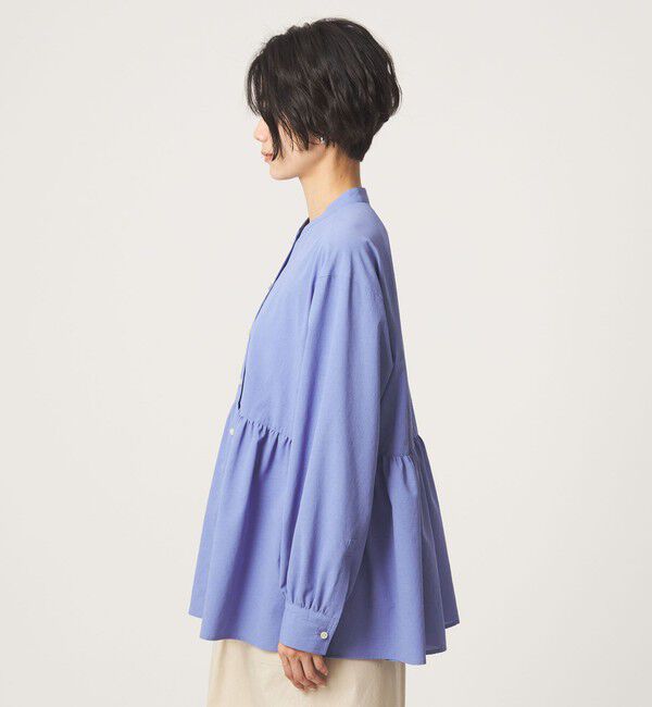UNITED ARROWS green label relaxing「［size SHORTあり］ペプラム ブラウス UVカット 通気性 吸水速乾」|シャツ・ブラウス|