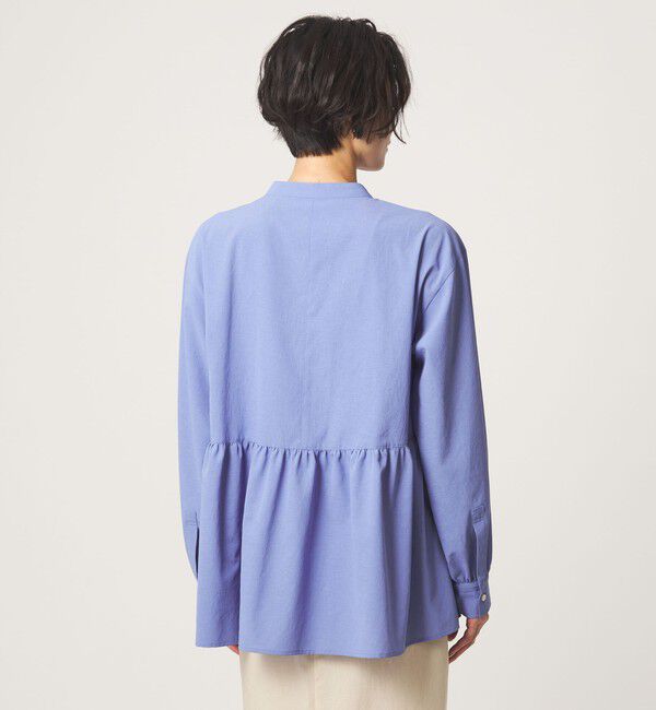 UNITED ARROWS green label relaxing「［size SHORTあり］ペプラム ブラウス UVカット 通気性 吸水速乾」|シャツ・ブラウス|
