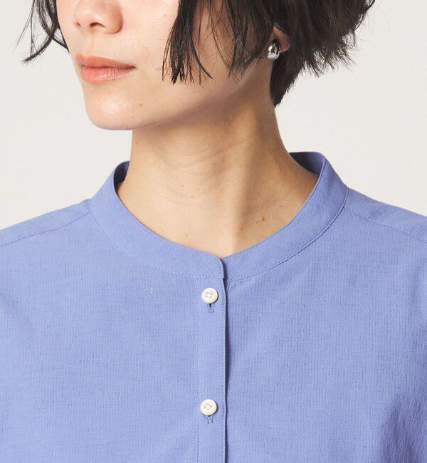 UNITED ARROWS green label relaxing「［size SHORTあり］ペプラム ブラウス UVカット 通気性 吸水速乾」|シャツ・ブラウス|