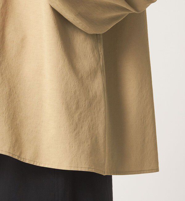 UNITED ARROWS green label relaxing「［size SHORTあり］フード ギャザー シャツ  UVカット 通気性 吸水速乾」|シャツ・ブラウス|