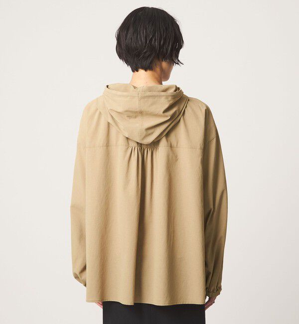UNITED ARROWS green label relaxing「［size SHORTあり］フード ギャザー シャツ  UVカット 通気性 吸水速乾」|シャツ・ブラウス|