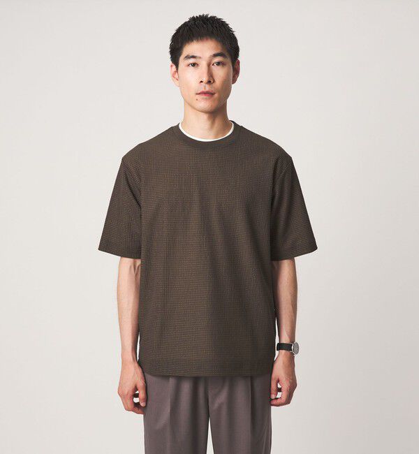 UNITED ARROWS green label relaxing「サッカー クルーネック 半袖 Tシャツ」|Tシャツ・カットソー|