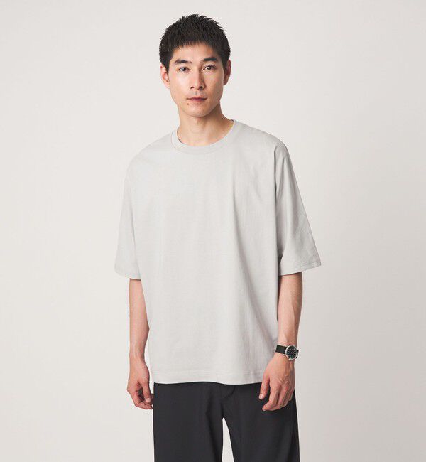 UNITED ARROWS green label relaxing「ドルマンスリーブ クルーネック 半袖Tシャツ -UVカット・接触冷感・遮熱-」|Tシャツ・カットソー|