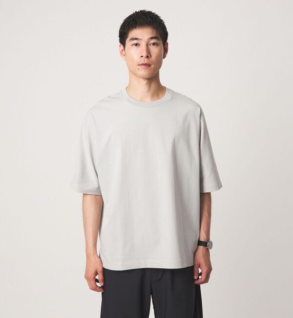 UNITED ARROWS green label relaxing「ドルマンスリーブ クルーネック 半袖Tシャツ -UVカット・接触冷感・遮熱-」|Tシャツ・カットソー|