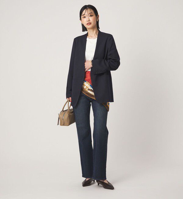 UNITED ARROWS green label relaxing「［size SHORT/TALLあり］Greed グリード ノーラペル ジャケット ウォッシャブル」|ノーカラージャケット|