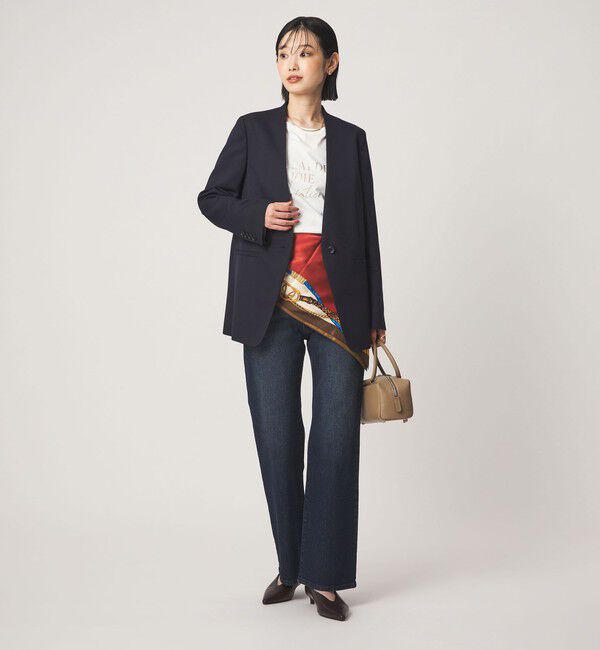 UNITED ARROWS green label relaxing「［size SHORT/TALLあり］Greed グリード ノーラペル ジャケット ウォッシャブル」|ノーカラージャケット|