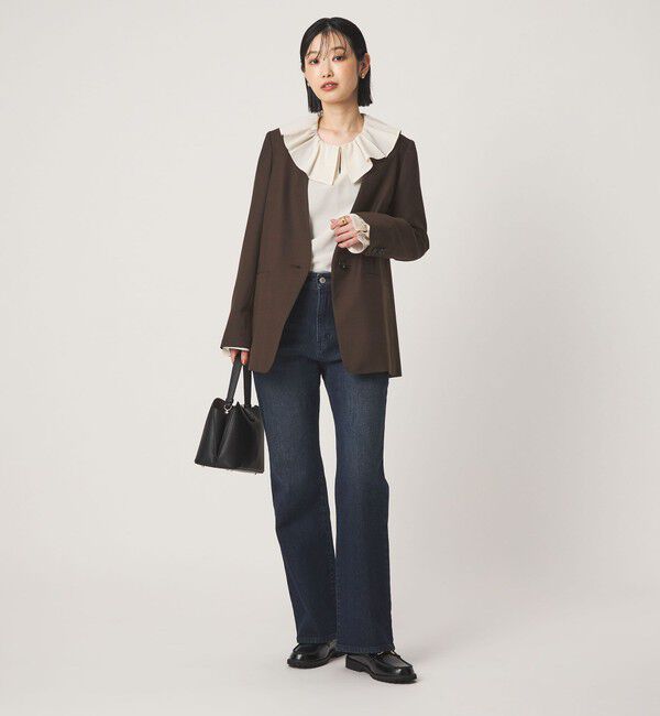 UNITED ARROWS green label relaxing「［size SHORT/TALLあり］Greed グリード ノーラペル ジャケット ウォッシャブル」|ノーカラージャケット|
