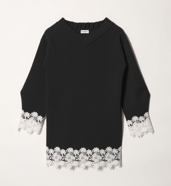 EMMEL REFINES「＜EMMEL REFINES＞EM レーストリミング ミニワンピース」|ワンピース|
