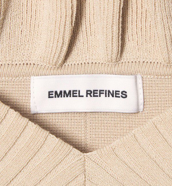 EMMEL REFINES「＜EMMEL REFINES＞EM レーストリミング ミニワンピース」|ワンピース|