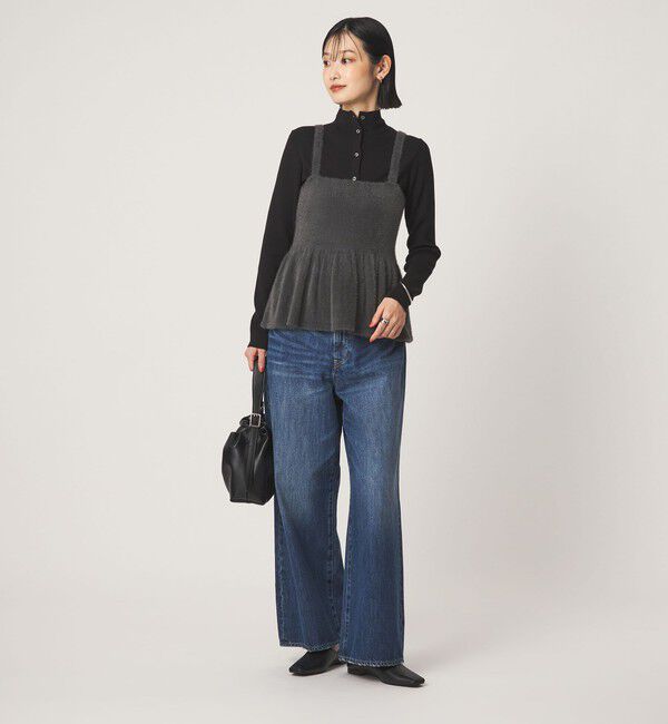 UNITED ARROWS green label relaxing「フラッフフェザー ニット キャミソール」|キャミソール|
