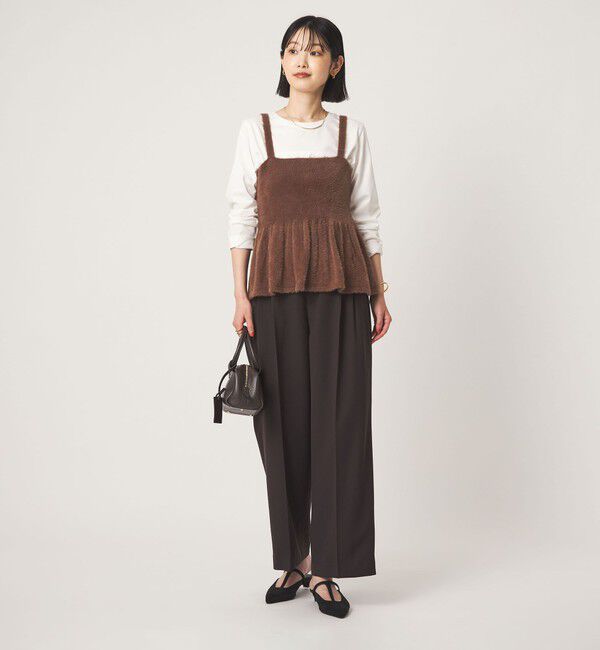 UNITED ARROWS green label relaxing「フラッフフェザー ニット キャミソール」|キャミソール|