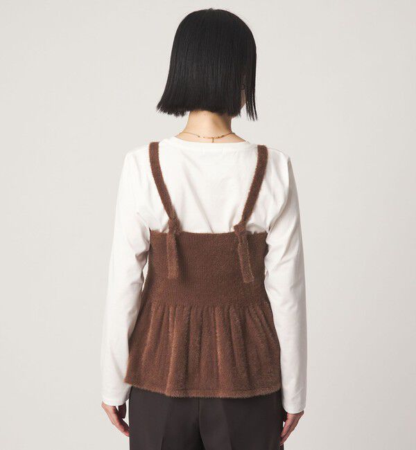 UNITED ARROWS green label relaxing「フラッフフェザー ニット キャミソール」|キャミソール|