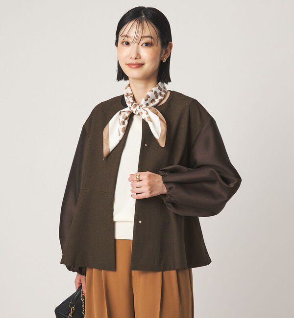 UNITED ARROWS green label relaxing「［size SHORTあり］fleurie(フルリー) フォルム ジャケット」|ノーカラージャケット|