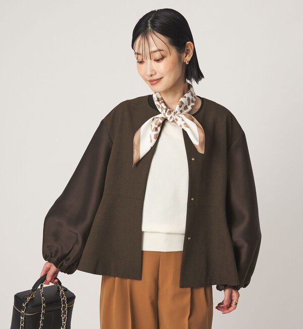UNITED ARROWS green label relaxing「［size SHORTあり］fleurie(フルリー) フォルム ジャケット」|ノーカラージャケット|