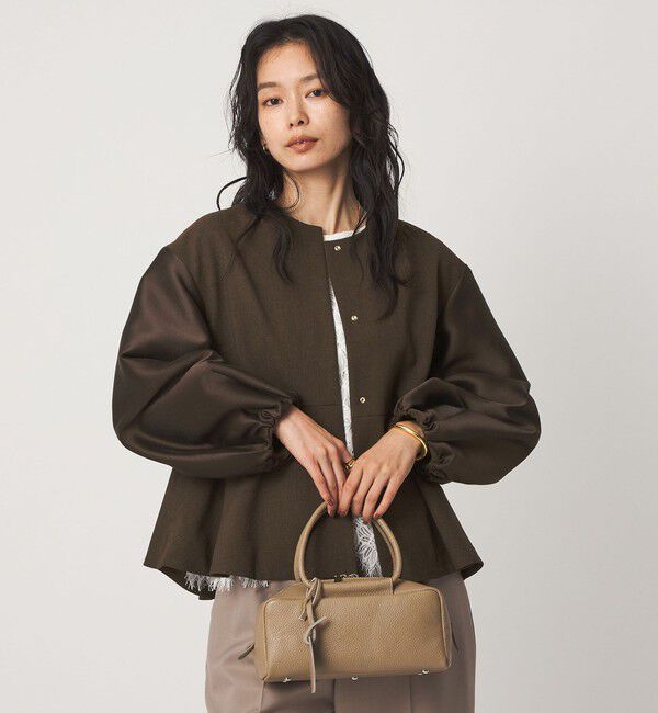 UNITED ARROWS green label relaxing「［size SHORTあり］fleurie(フルリー) フォルム ジャケット」|ノーカラージャケット|
