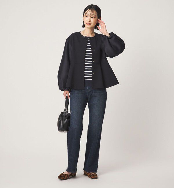 UNITED ARROWS green label relaxing「［size SHORTあり］fleurie(フルリー) フォルム ジャケット」|ノーカラージャケット|