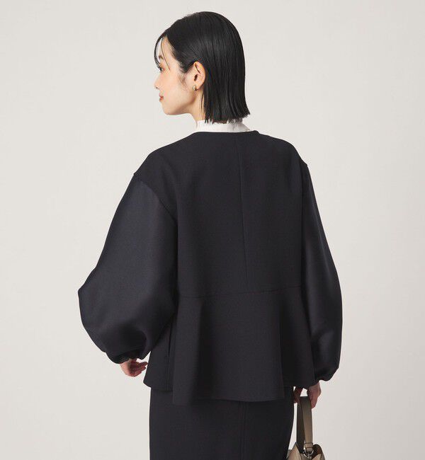 UNITED ARROWS green label relaxing「［size SHORTあり］fleurie(フルリー) フォルム ジャケット」|ノーカラージャケット|
