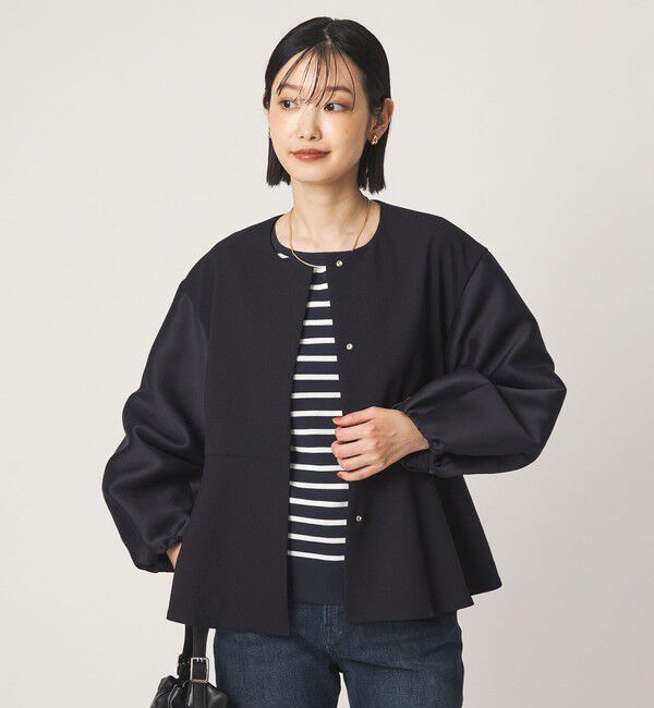 UNITED ARROWS green label relaxing「［size SHORTあり］fleurie(フルリー) フォルム ジャケット」|ノーカラージャケット|