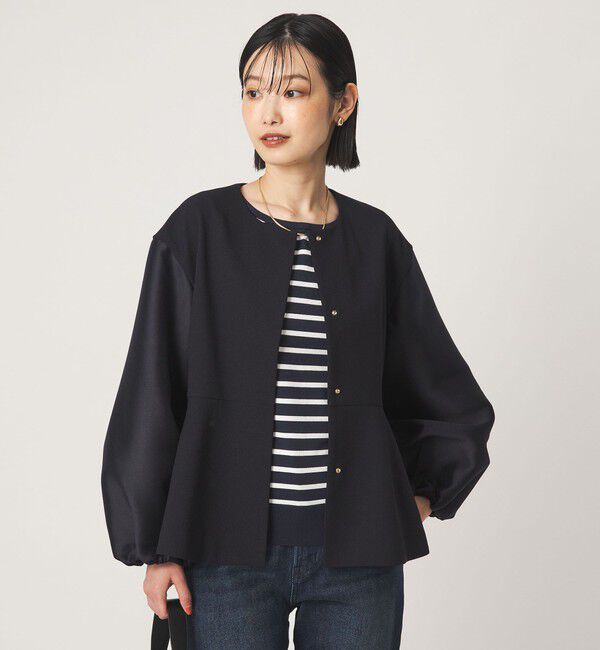 UNITED ARROWS green label relaxing「［size SHORTあり］fleurie(フルリー) フォルム ジャケット」|ノーカラージャケット|